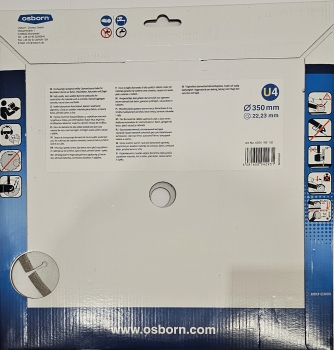 Osborn Dronco Diamant Trennscheibe 350 mm x 22,23 mm Dronco Superior U4